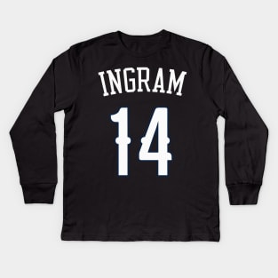 Brandon Ingram Pelicans Kids Long Sleeve T-Shirt